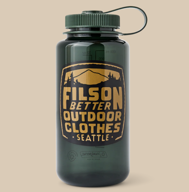 Nalgene 32oz Water Bottle- Jade/Vintage Seal